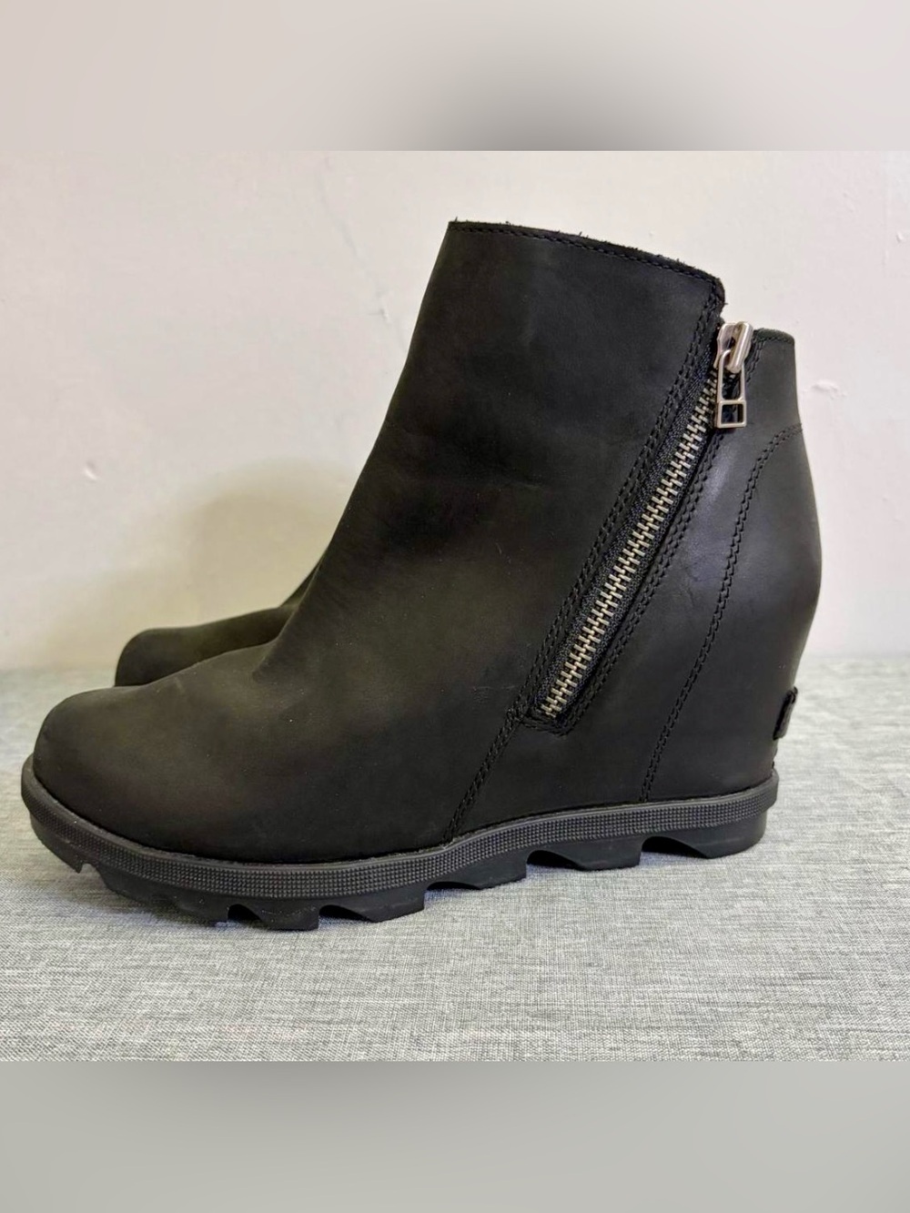 Sorel Joan Rhapsody Zip Wedge Bootie